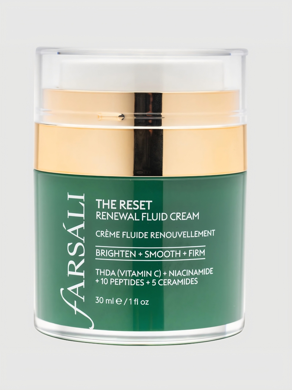 Farsali THE RESET renewal fluid cream brighten + smooth + firm 30ml